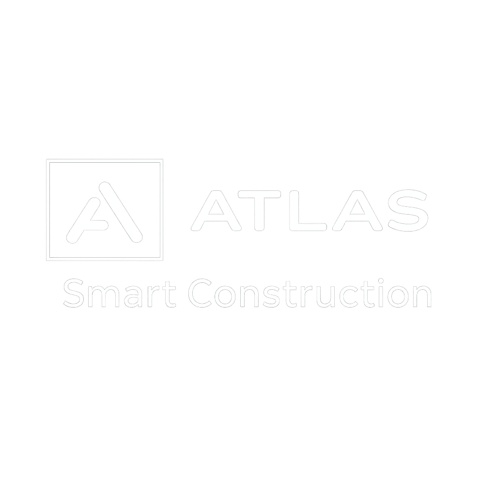 atlas smart construction logo white